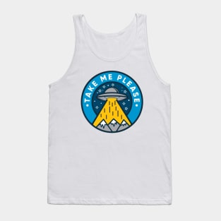 UFO Take Me Please Tank Top